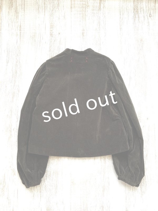 画像3: HALLELUJAH／5, Victorian Chemise ヴィクトリア時代ブラウス・chocolate (3)