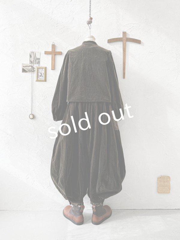 画像12: HALLELUJAH／5, Victorian Chemise ヴィクトリア時代ブラウス・chocolate (12)