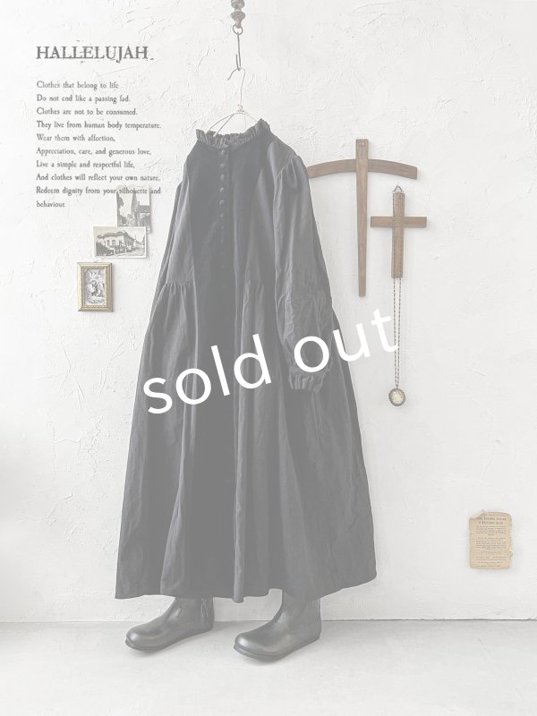 画像11: HALLELUJAH／4, Jeune paysanne 農民の少女服・black/black (11)