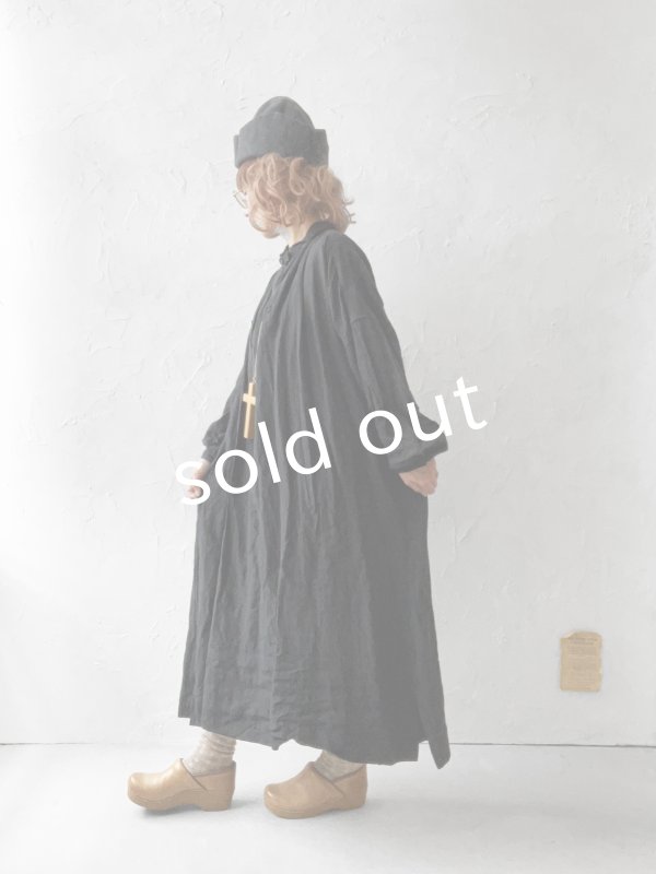 画像14: HALLELUJAH／9, Robe de Berger（Réplique 1890’s）羊飼いの服 レプリカ・black (14)