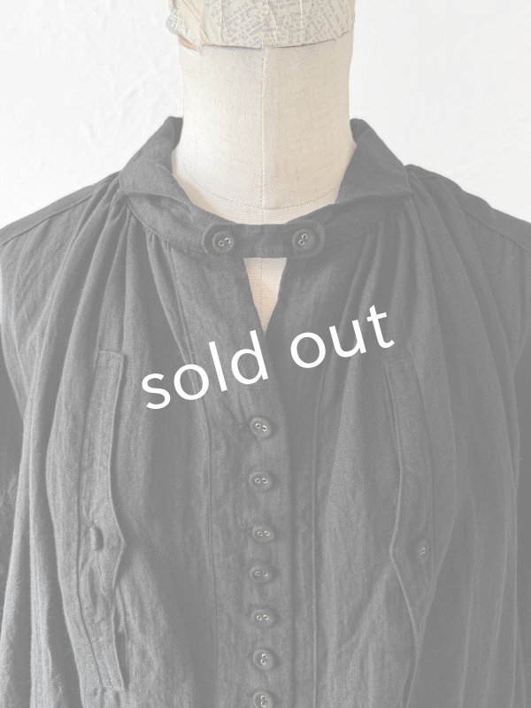 画像8: HALLELUJAH／9, Robe de Berger（Réplique 1890’s）羊飼いの服 レプリカ・black (8)