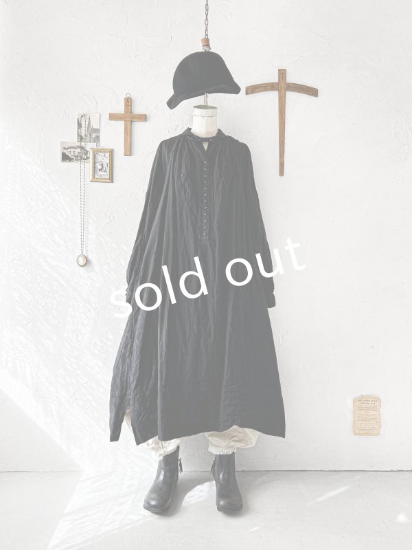 画像7: HALLELUJAH／9, Robe de Berger（Réplique 1890’s）羊飼いの服 レプリカ・black (7)