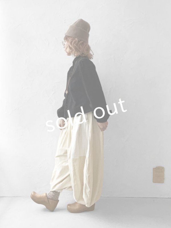 画像22: HALLELUJAH／6, Bloomer ブルーマーパンツ・off-white (22)