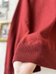 画像4: SO／ワイドラグランニットプルオーバー・ボルドー (4)