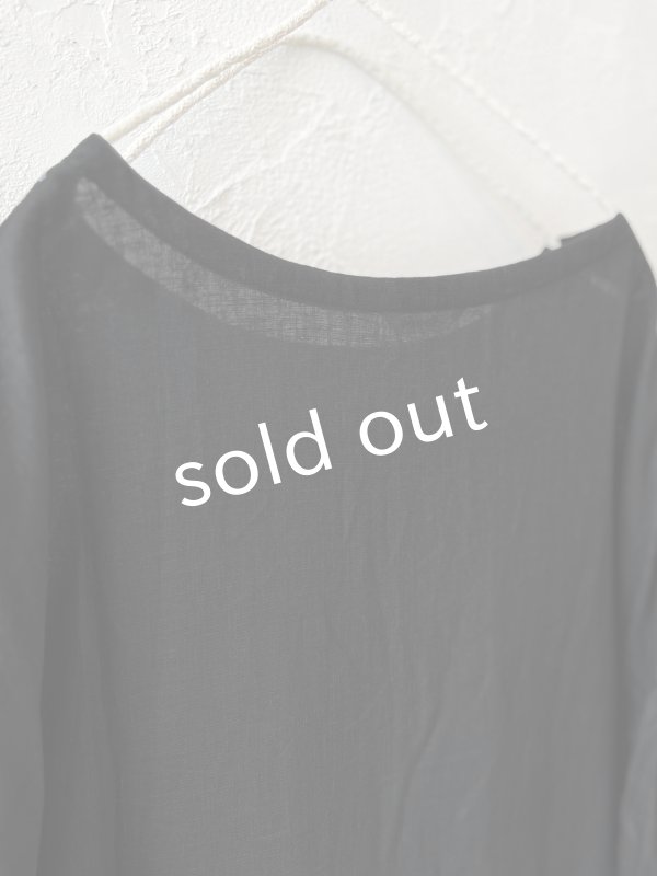 画像7: Avenue／赤チェック切り替えギャザーワンピース・黒 (7)