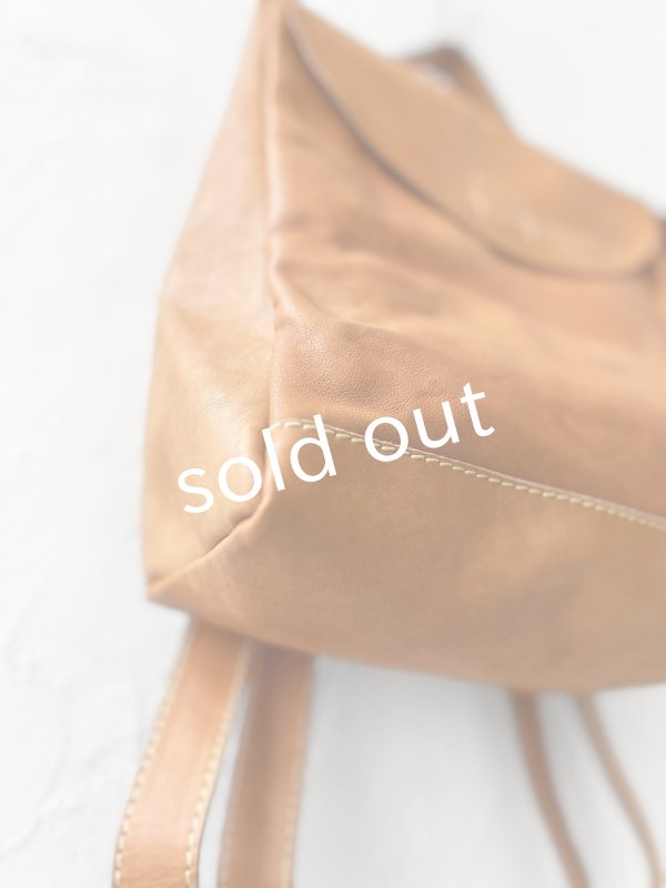 画像4: zucchero/本革ステッチリュック (4)