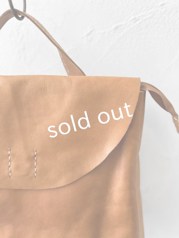 画像3: zucchero/本革ステッチリュック (3)