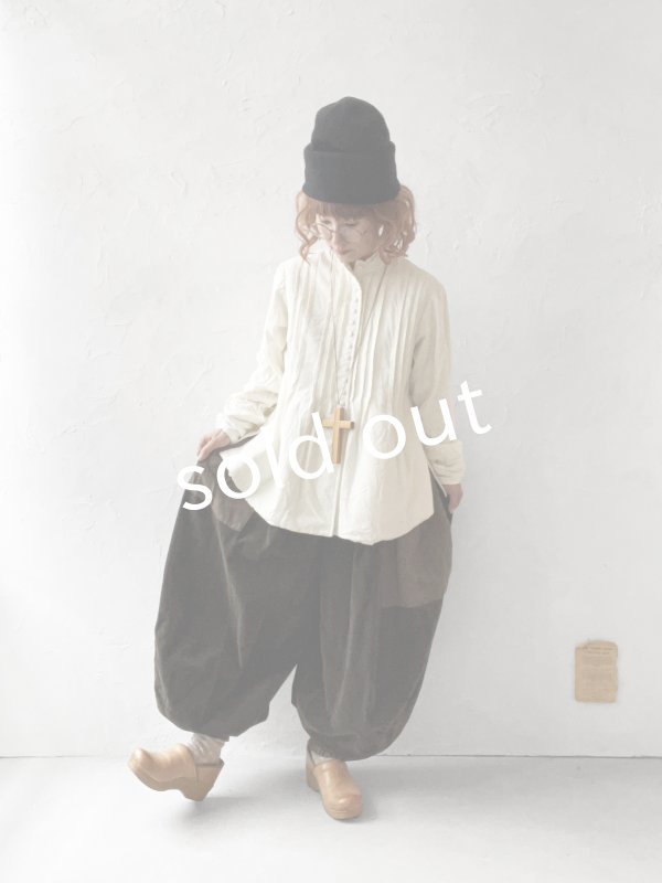 画像14: HALLELUJAH／8, Chemise de Baptême（Model 1920’s）クリスチャンブラウス・off-white (14)