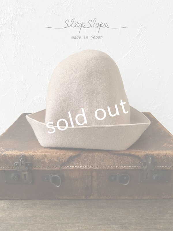 画像1: sleep slope/フリードハット・ベージュ (1)