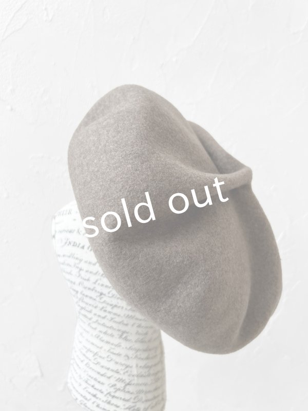 画像3: sleep slope/大きなホイップベレー・モカ (3)