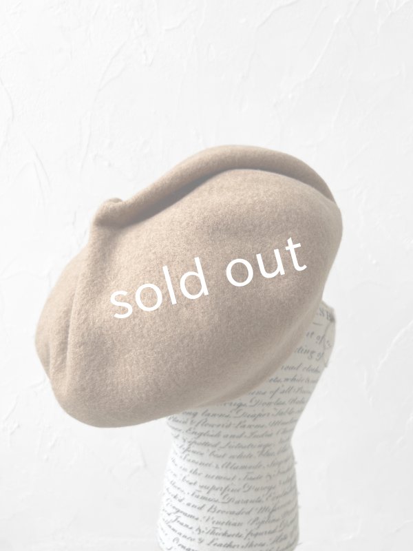 画像3: sleep slope/大きなホイップベレー・キャメル (3)