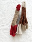 画像5:  H FOOTWEAR WOOL／バイカラーネップソックス (5)