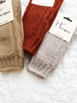 画像3:  H FOOTWEAR WOOL／ゆるあみケーブルソックス・ショート (3)