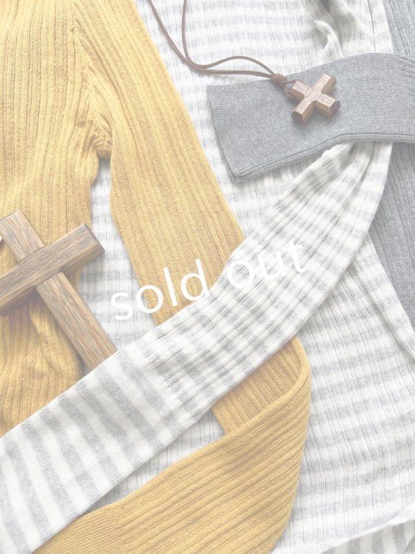 画像5: SO/ランダムテレコ長袖カットソー (5)