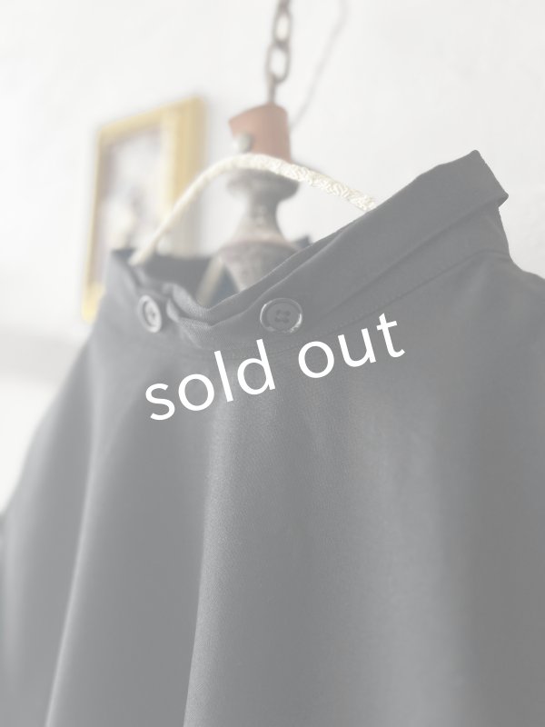 画像6: Reliure／パフスリーブカフスブラウス・formal black (6)