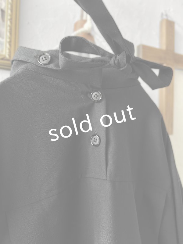 画像12: Reliure／パフスリーブカフスブラウス・formal black (12)