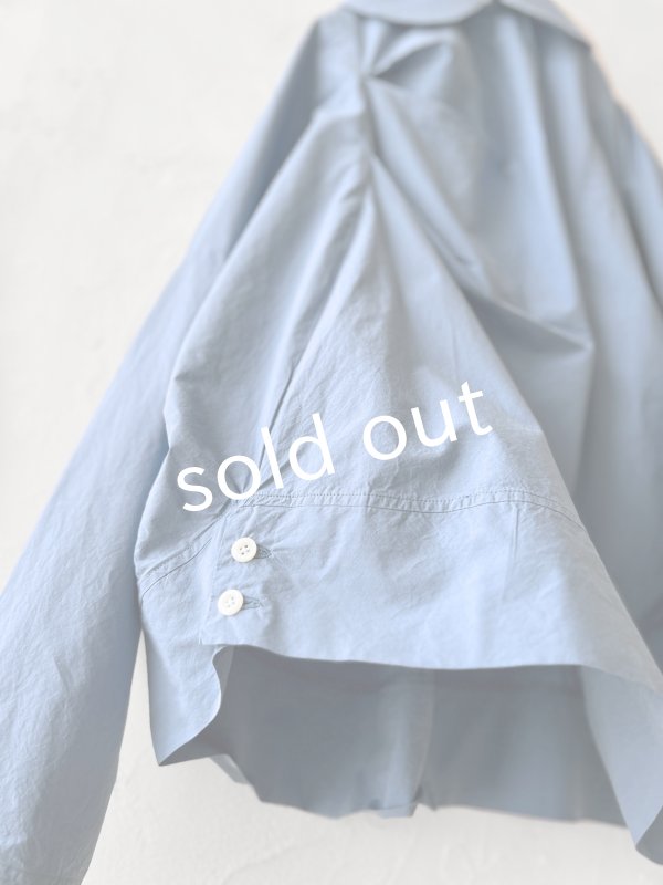 画像8: Reliure／丸襟ブラウス・Blue (8)