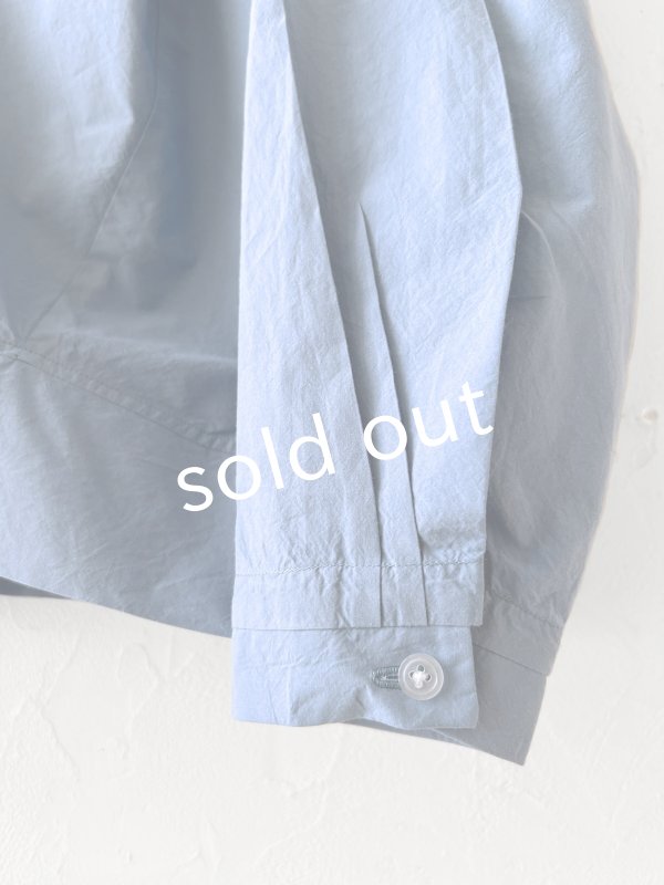 画像9: Reliure／丸襟ブラウス・Blue (9)