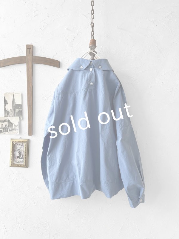 画像11: Reliure／丸襟ブラウス・Blue (11)