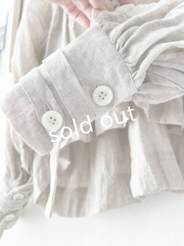 画像7: Reliure／パフスリーブカフスブラウス・kinari (7)