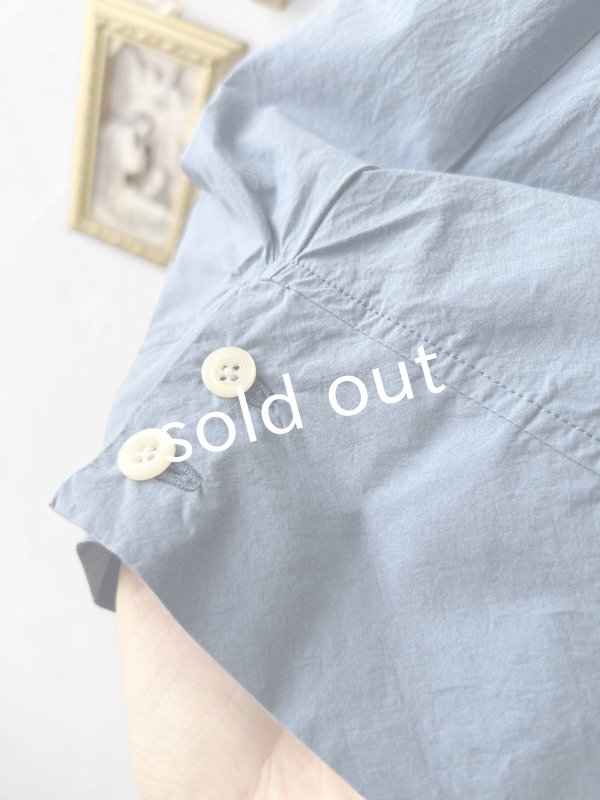 画像13: Reliure／丸襟ブラウス・Blue (13)