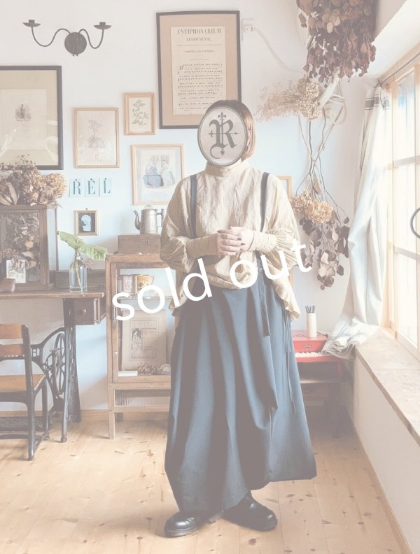 画像2: Reliure／2wayショルダースカート・formal black (2)