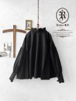 画像4: Reliure／パフスリーブカフスブラウス・formal black (4)