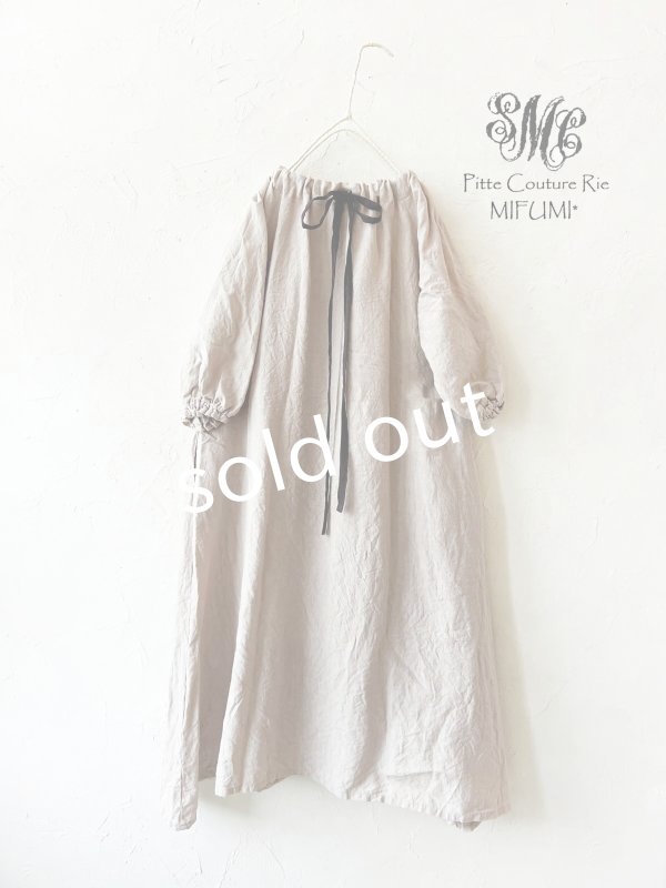 画像3: mifumi／コラボ刺繍yuiワンピース・めもも (3)