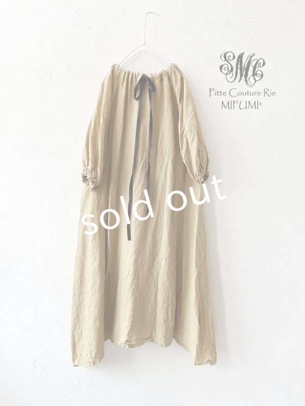 画像4: mifumi／コラボ刺繍yuiワンピース・マスタードイエロー (4)