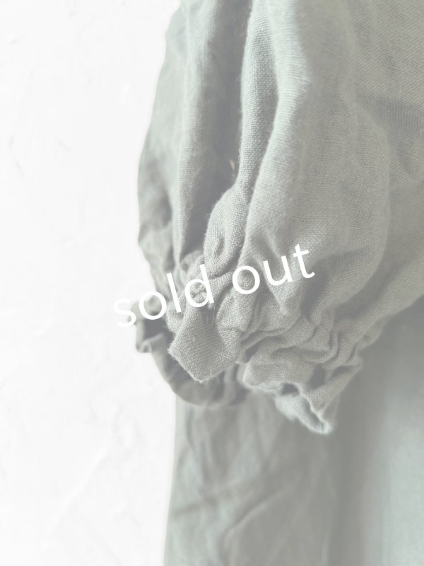 画像3: mifumi／コラボ刺繍yuiワンピース・グリーン (3)