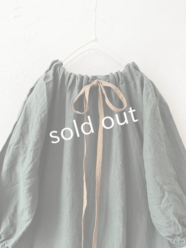 画像5: mifumi／コラボ刺繍yuiワンピース・グリーン (5)