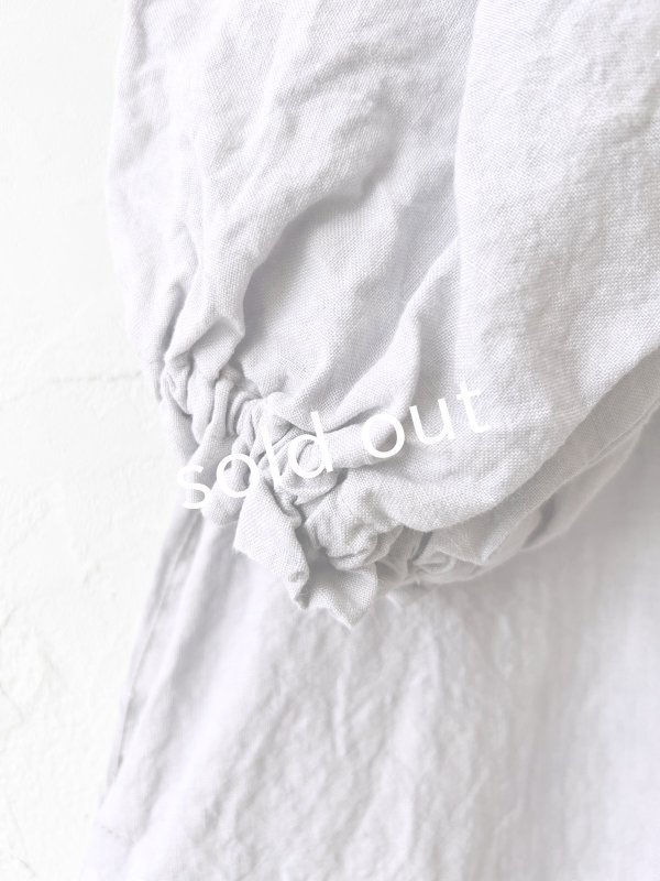 画像3: mifumi／コラボ刺繍yuiワンピース・ふじ色 (3)