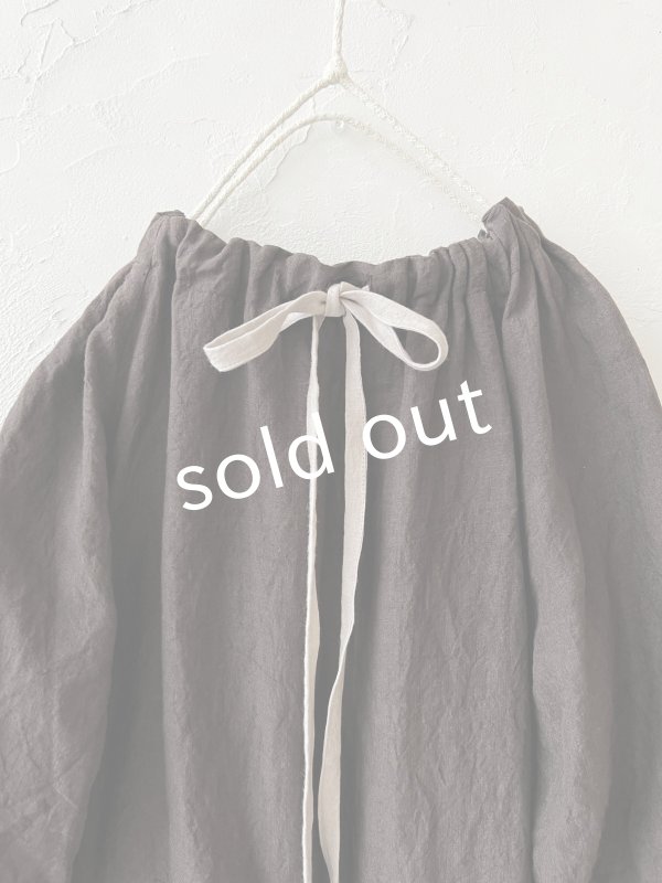 画像5: mifumi／コラボ刺繍yuiワンピース・こげ茶 (5)