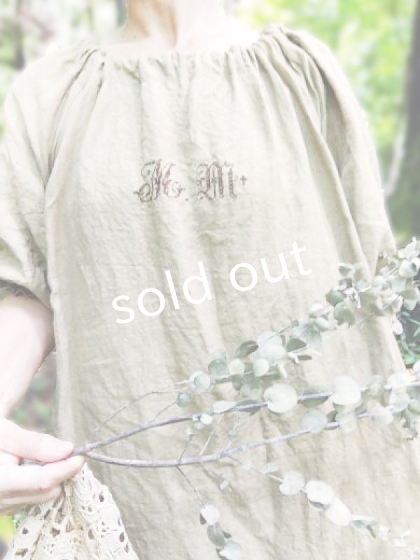 画像8: mifumi／コラボ刺繍yuiワンピース・濃灰 (8)