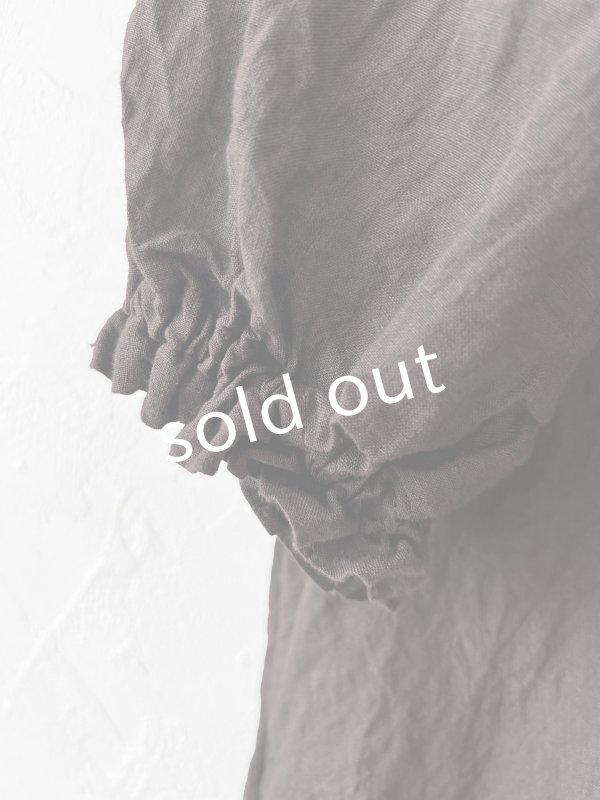 画像3: mifumi／コラボ刺繍yuiワンピース・こげ茶 (3)