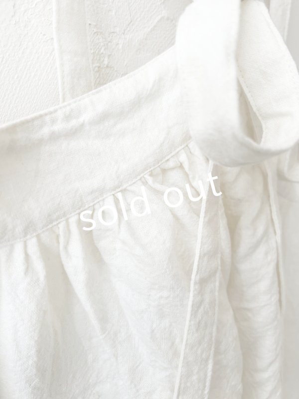 画像3: mifumi／後ろりぼんのサルエルサスパンツ・オフ (3)