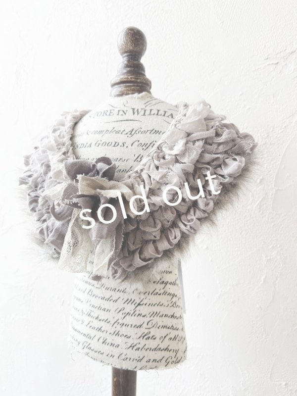 画像3: toromeco／裂き編みファーティペット・eco fur (3)