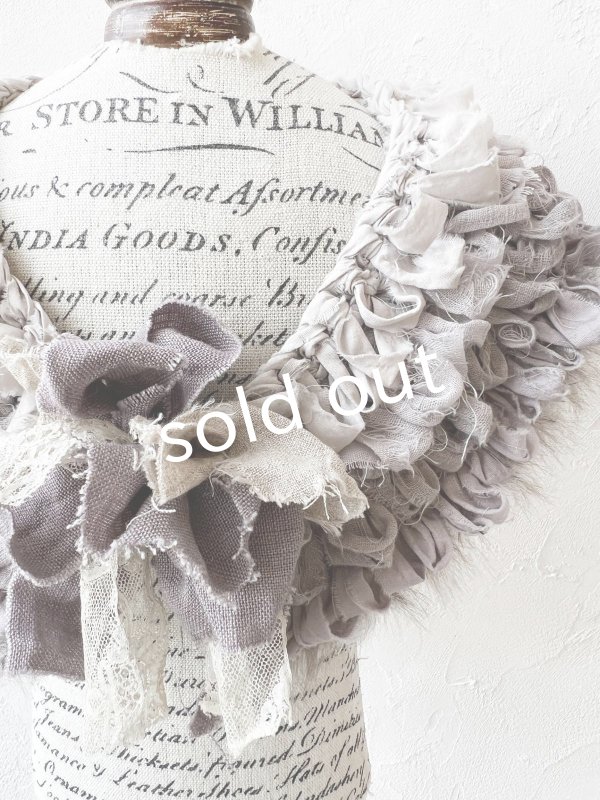 画像5: toromeco／裂き編みファーティペット・eco fur (5)