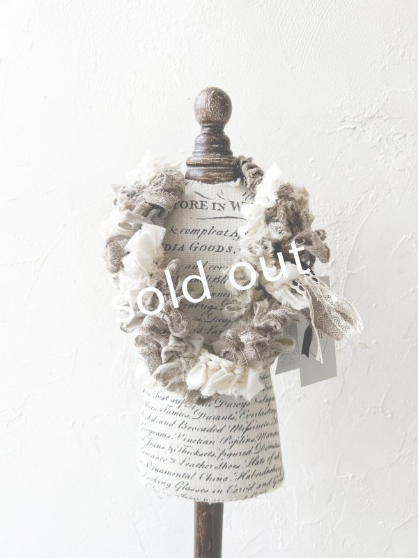 画像3: toromeco／裂き編みネックレス・brown mix (3)