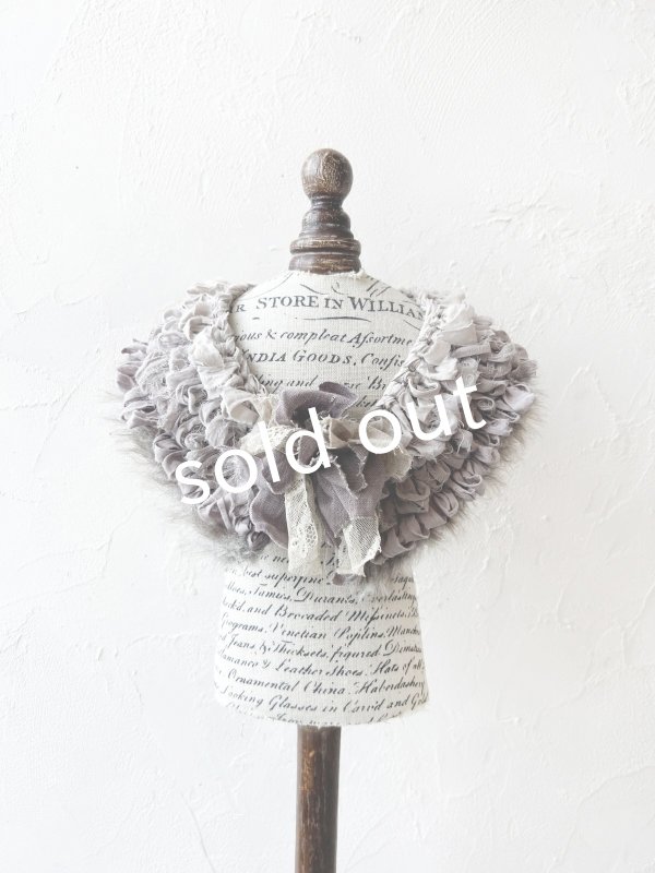 画像2: toromeco／裂き編みファーティペット・eco fur (2)