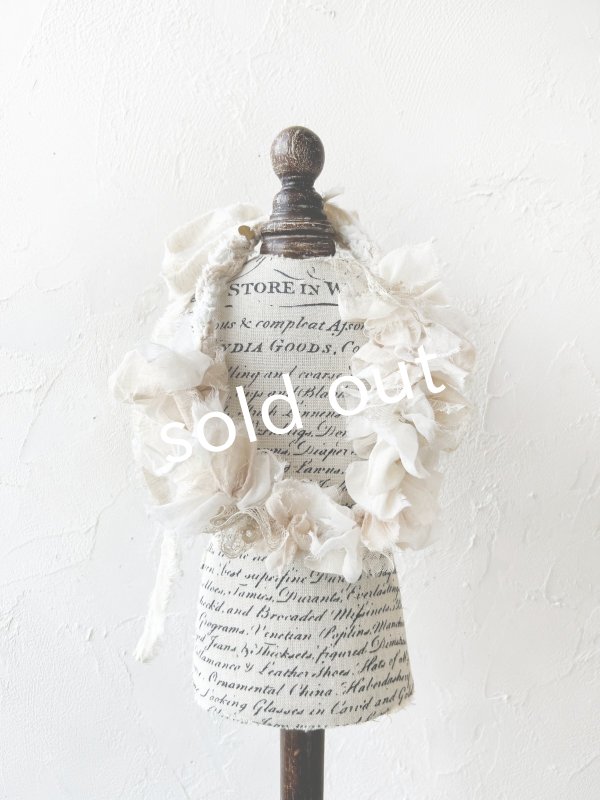 画像2: toromeco／裂き編みネックレス・sakura (2)