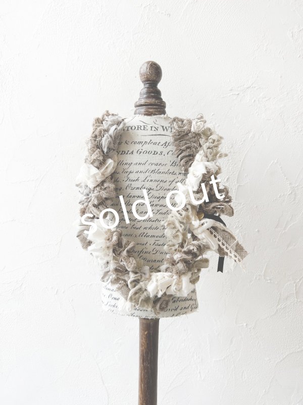 画像2: toromeco／裂き編みネックレス・brown mix (2)