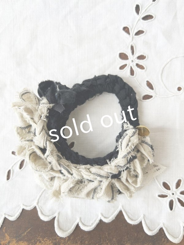 画像7: toromeco／裂き編みシュシュブレスレット (7)