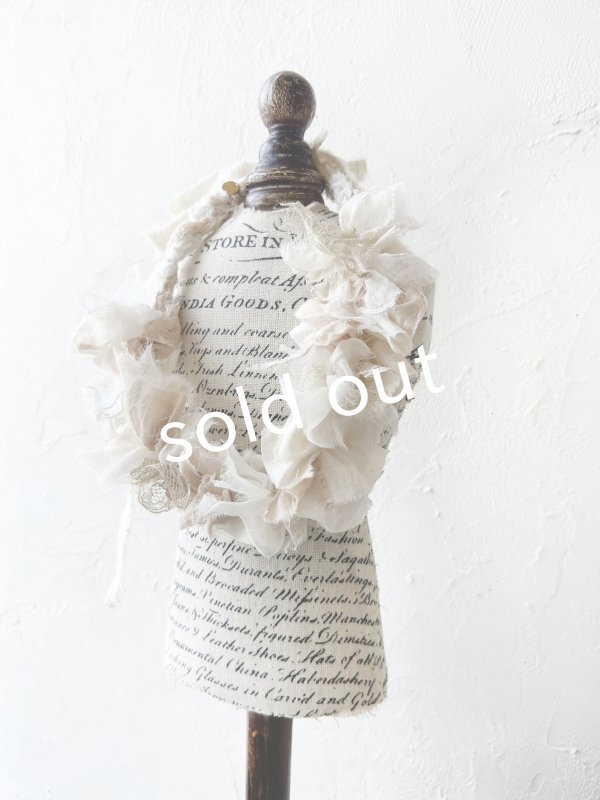 画像3: toromeco／裂き編みネックレス・sakura (3)