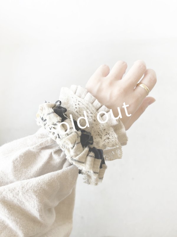 画像9: toromeco／裂き編みシュシュブレスレット (9)