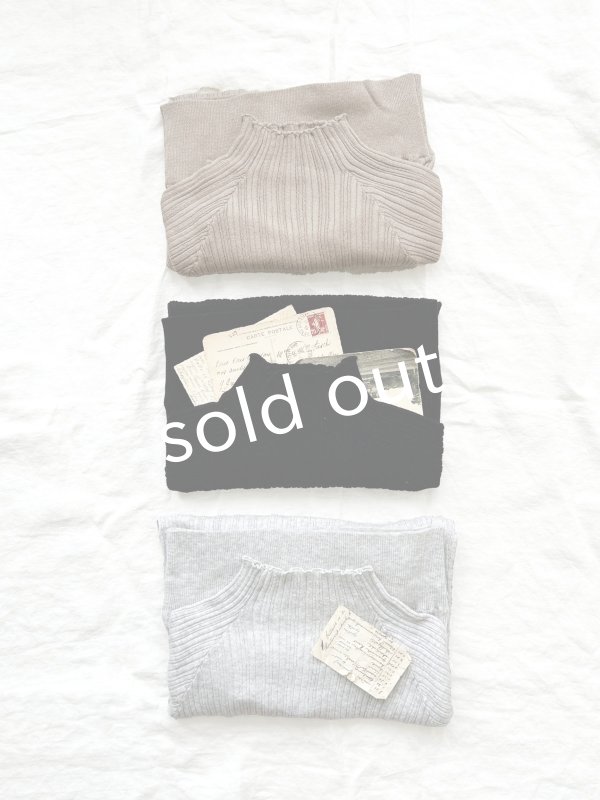 画像3: 08mab/リブメロウネックカットソー (3)