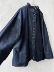 画像4: 08mab/デニムスタンドカラージャケット・インディゴ (4)