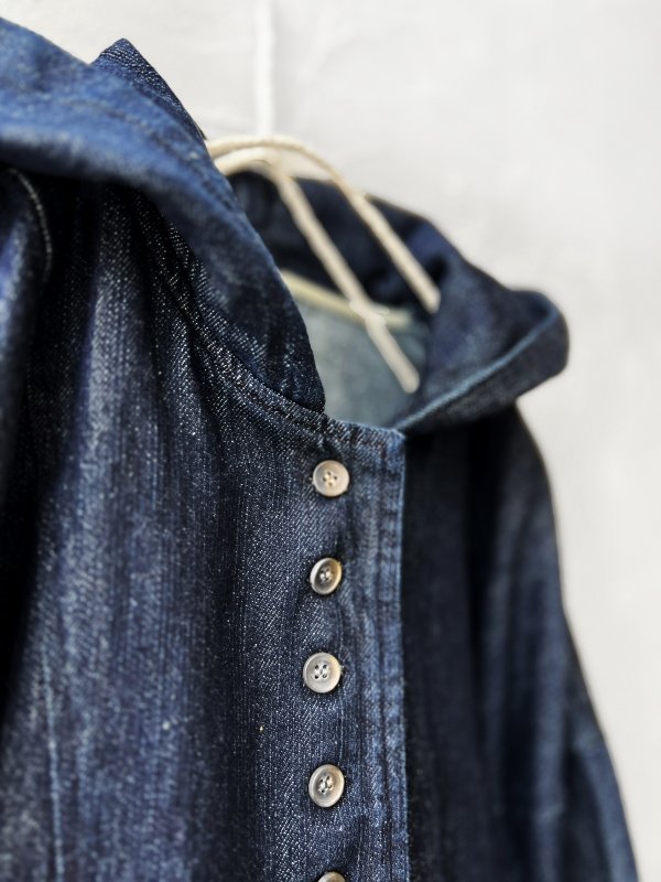 画像5: 08mab/デニムフードジャケット・インディゴ (5)