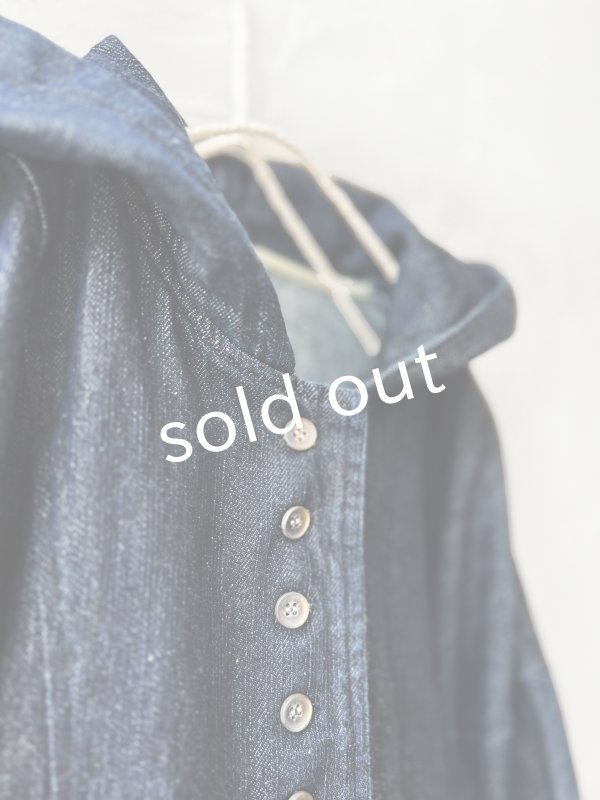 画像6: 08mab/デニムフードジャケット・インディゴ (6)