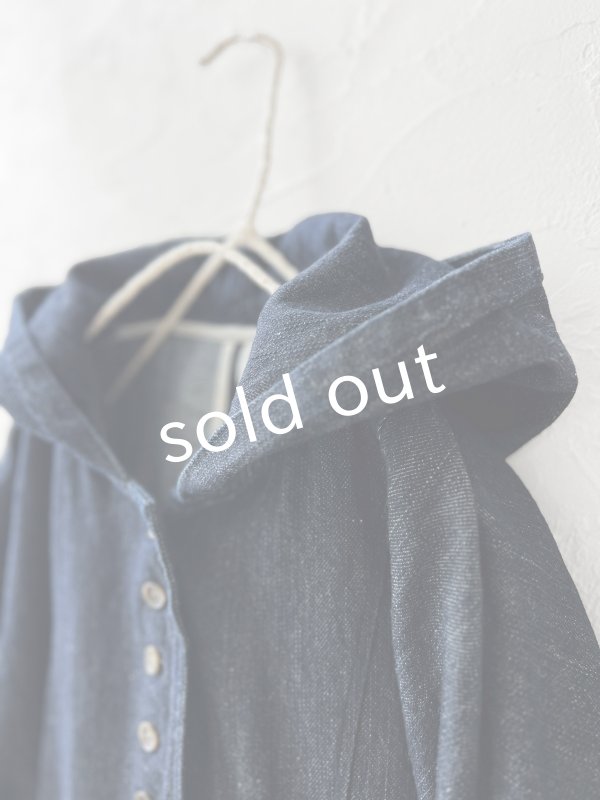 画像5: 08mab/デニムフードジャケット・インディゴ (5)